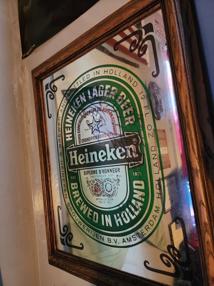 Heineken Vintage Mirror