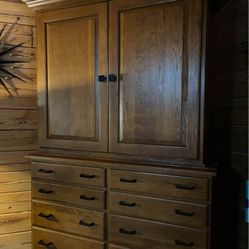 Rudd Solid TV Hutch w/ Drawers