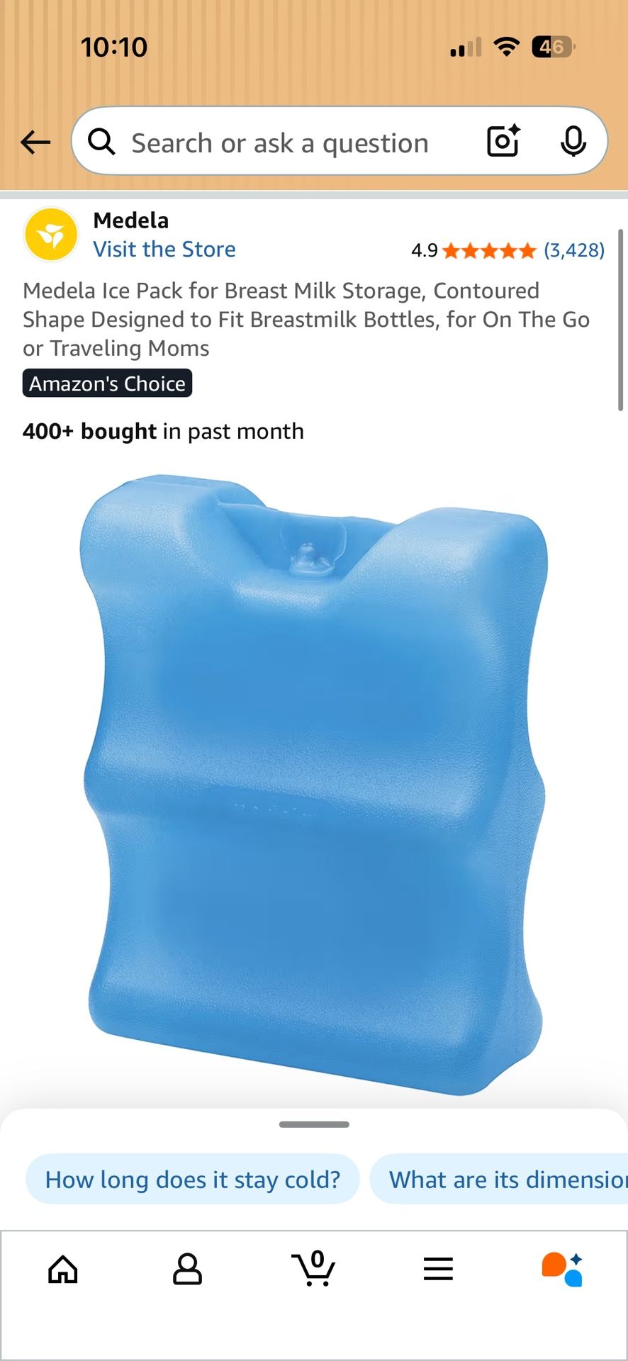 ice Pack For Breastmilk Storage