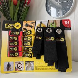 Wrap-It Storage Straps 18-piece Set