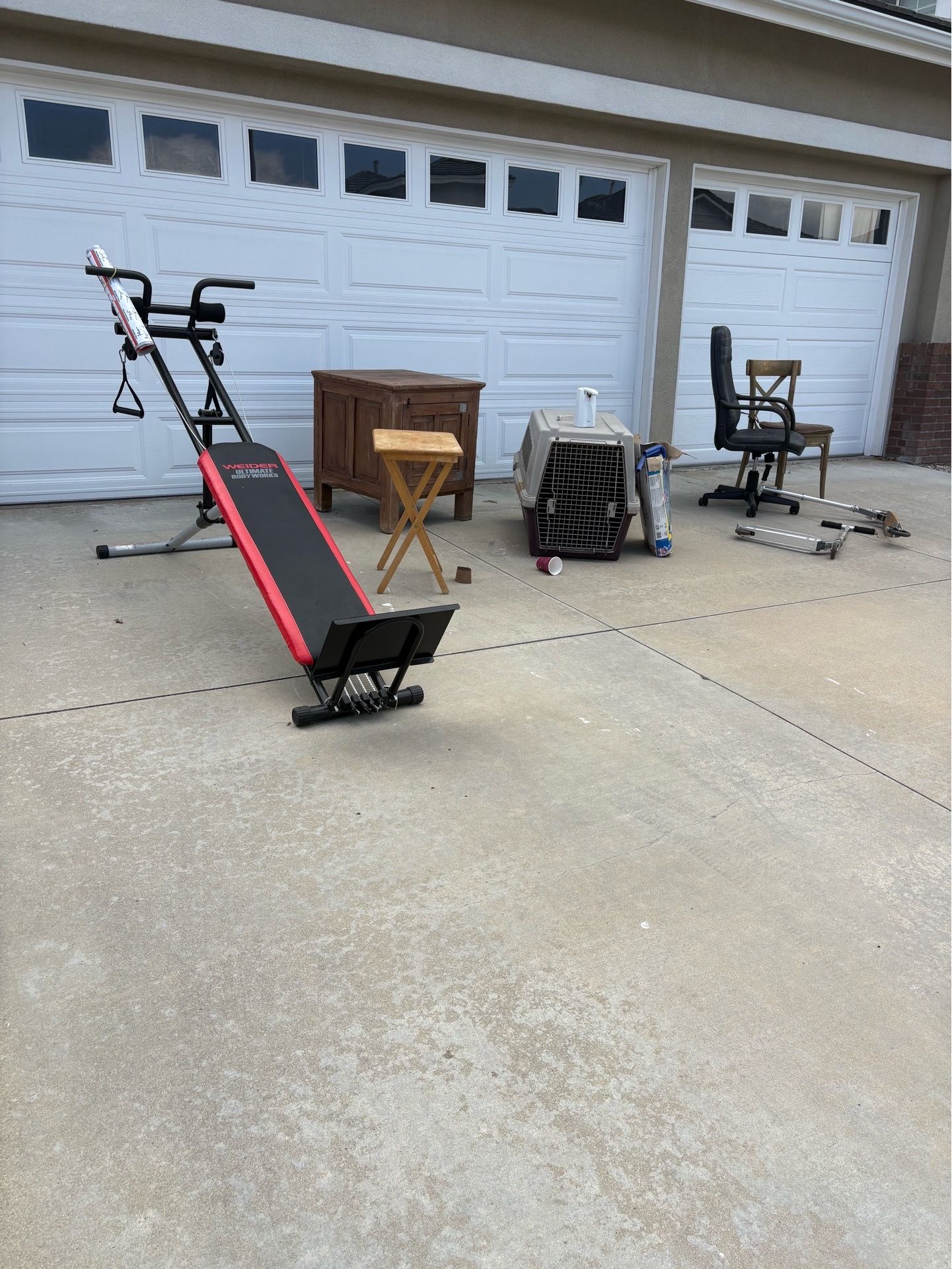 free left over garage sale items