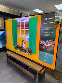 Hisense 100” U65QF Mini-LED QLED 4K Smart TV