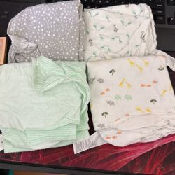 4 Pack Thin Swaddle Blanket