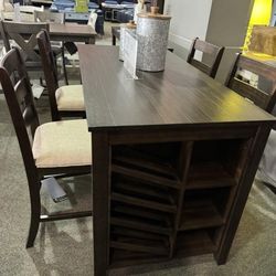 [OM] 🟪 Only $45 initial then take it home 🏡 Brand New Rokane Dining Set
