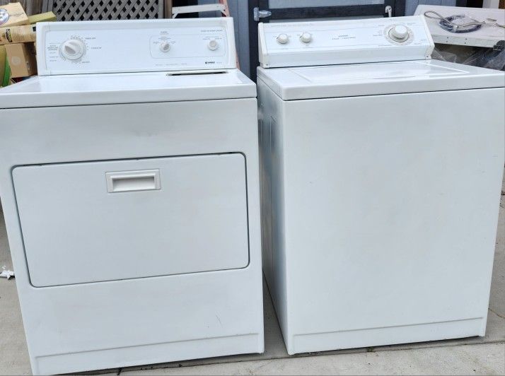 WHIRLPOOL WASHER AND KENMORE GAS DRYER 