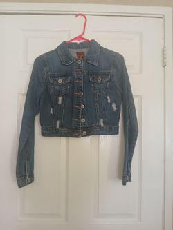Girls Ripped Jean Jacket