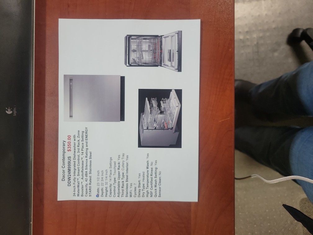 ***2 BRAND NEW DISHWASHERS FOR SALE!! GE & DACOR BRAND