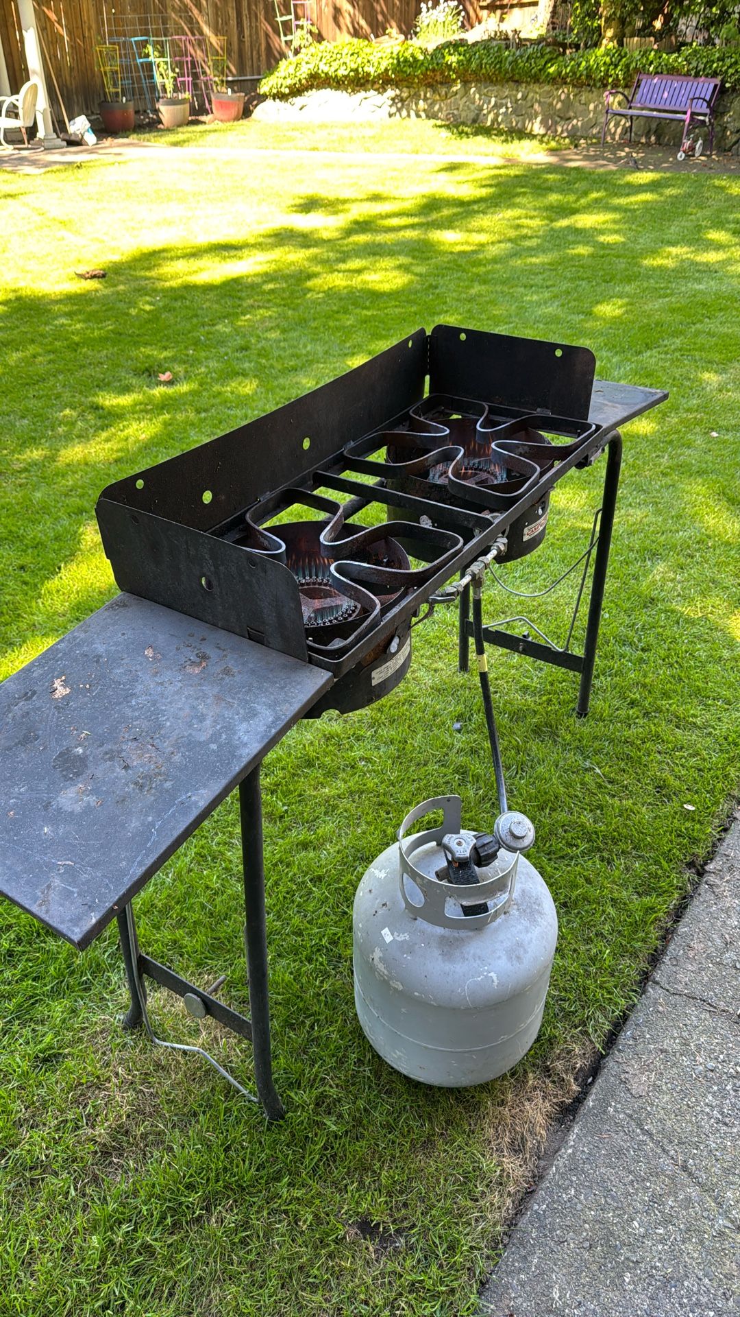 Camp Chef dual Burner