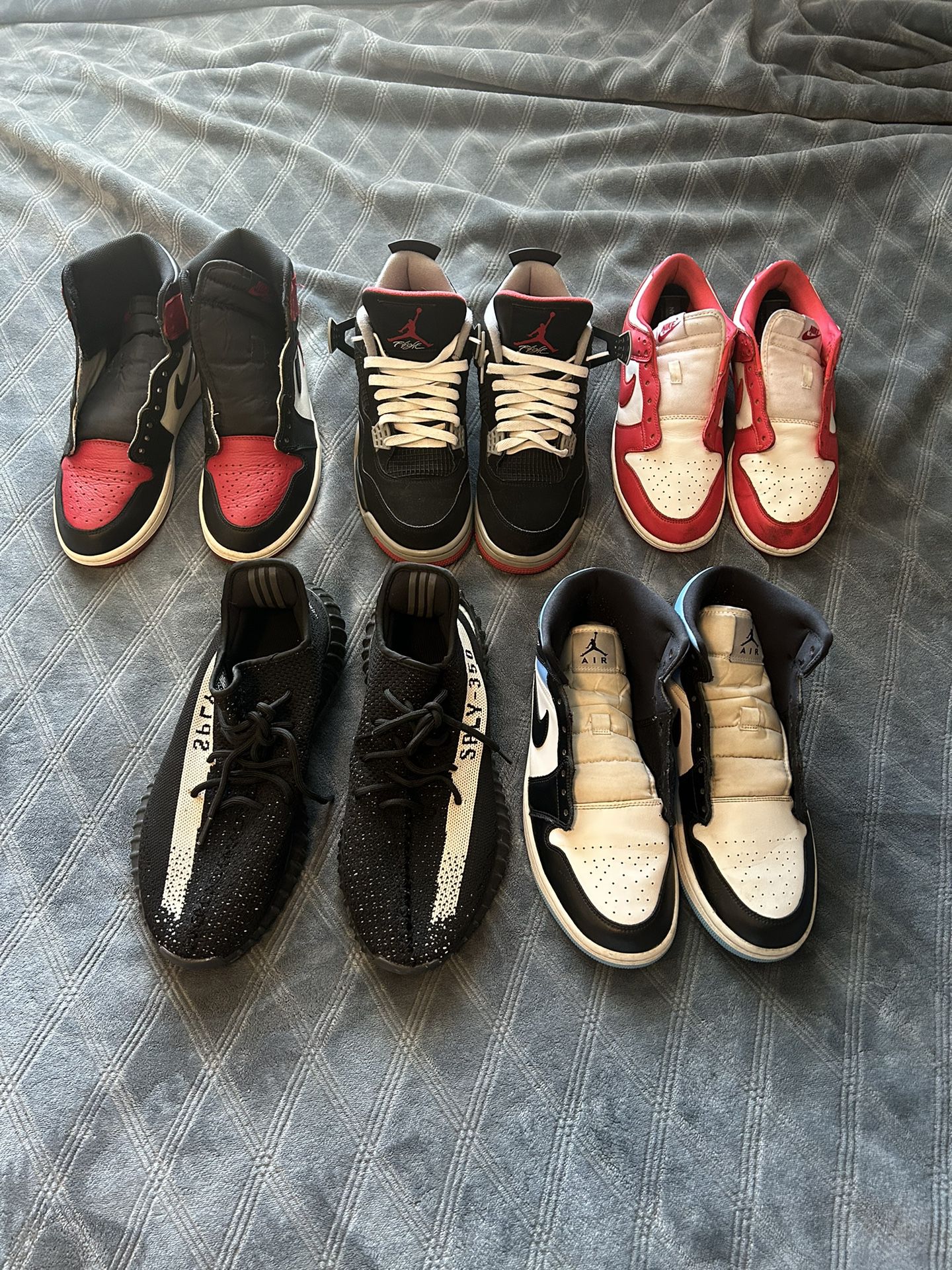 Retro Jordan, Nike, Yeezy: Sizes 10,10.5,11