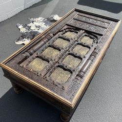 Antique Indian Coffee Table + more 