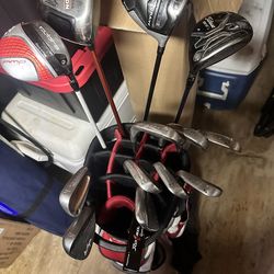 Taylormade Golf Clubs With Callaway Golf Bag For Sale