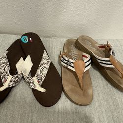 Tommy Hilfiger Set of 2 Sandals Size 8 - women’s shoes - Simi Valley 