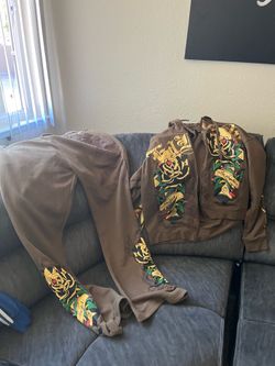 Ed hardy set XL pants & M top