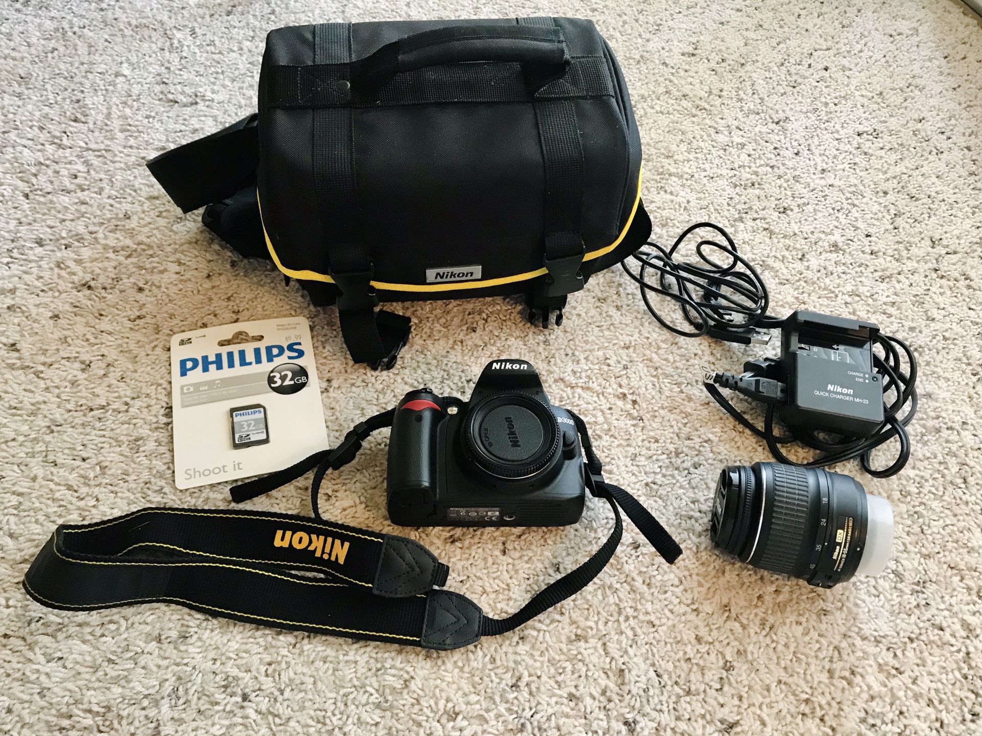Nikon D3000 Camera Bundle!