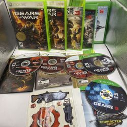 Gears of War 1, 2, 3,4, 5 Bundle - (Xbox Lot of 5 Games) *VGC* Tested! 1-5
