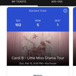 Cardi B  Little Miss Drama Tour Sunday Feb 15th 