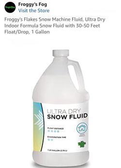 Brand New 1 Gallon Snow Fluid..Retails $29.99 1604-Hausman