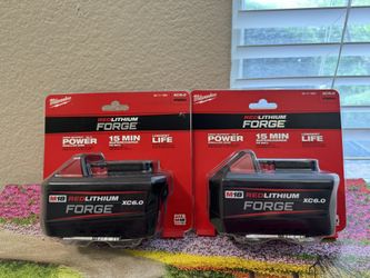 M18 18V Lithium-Ion REDLITHIUM FORGE 6.0 Ah Battery Pack (2-Pack) K Price Firm