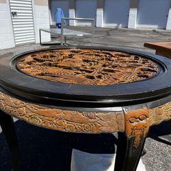 Hand Carved Chinese Table