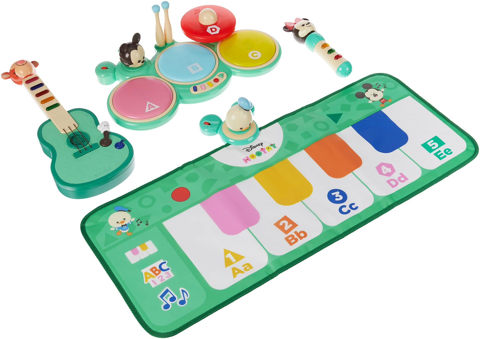 Disney Hooyay Big Band Set Rock n Swap Early Learning with Mickey & Minnie Mouse Donald Duck and Tigger Toy For Toddlers Kids