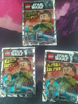 3x Lego Kanan Jarrus Polly bag