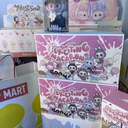 POPMART NEW SEALED Labubu Monsters Exciting Macaron vinyl || Single Blind Box or whole box