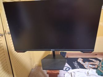 It's black, 28 inches Gaming monitor