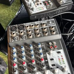 Behringer Xenyx 802 and 502 Audio Mixers