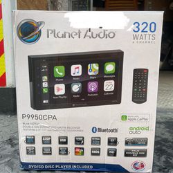 Planet Audio Double Din Apple Car Play/ Android Auto