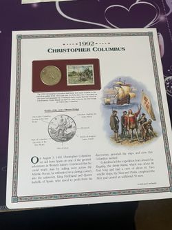 CHRISTOPHER COLUMBUS HALF DOLLAR 
