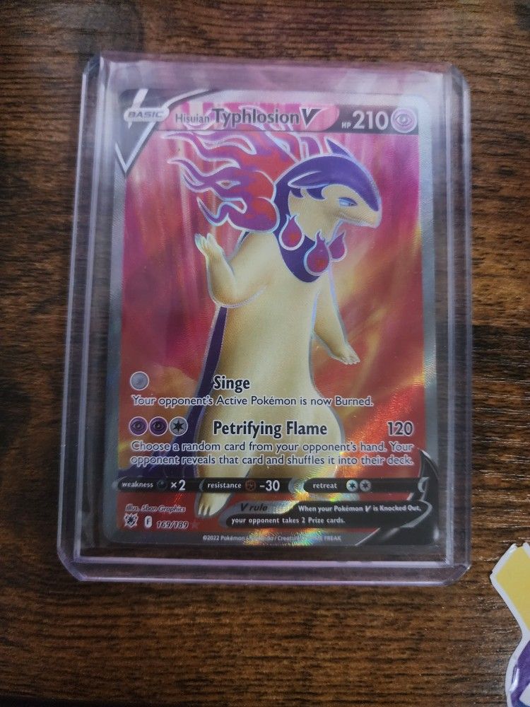 Pokemon Card Typhlosion 169/189