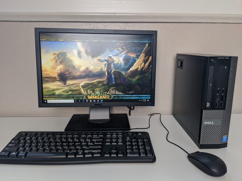Dell Desktop Computer (Comes with Mouse, Keyboard and Monitor)