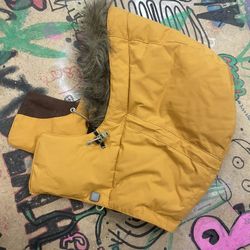 DC large Snow Hoodie Faux Fur