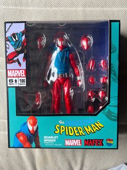 Mafex MedicomToys Marvel Scarlet Spider Comic Ver. No. 186 Action Figure
