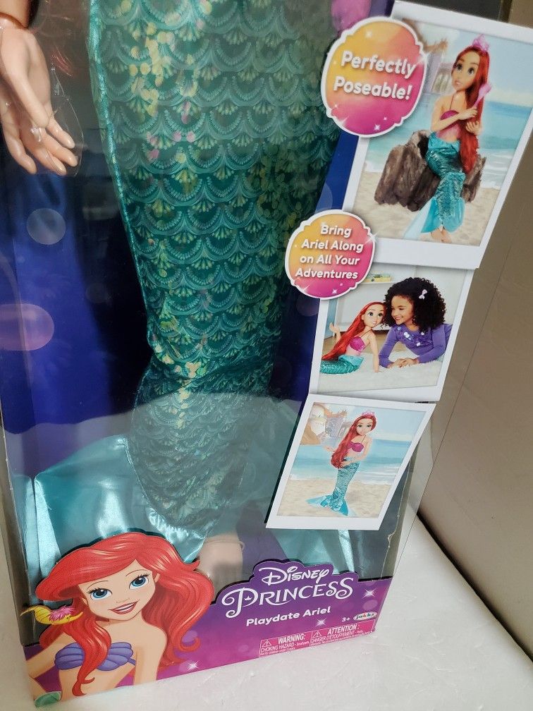 Disney Princess Playdate Ariel Giant Ariel Doll New In Box Disney