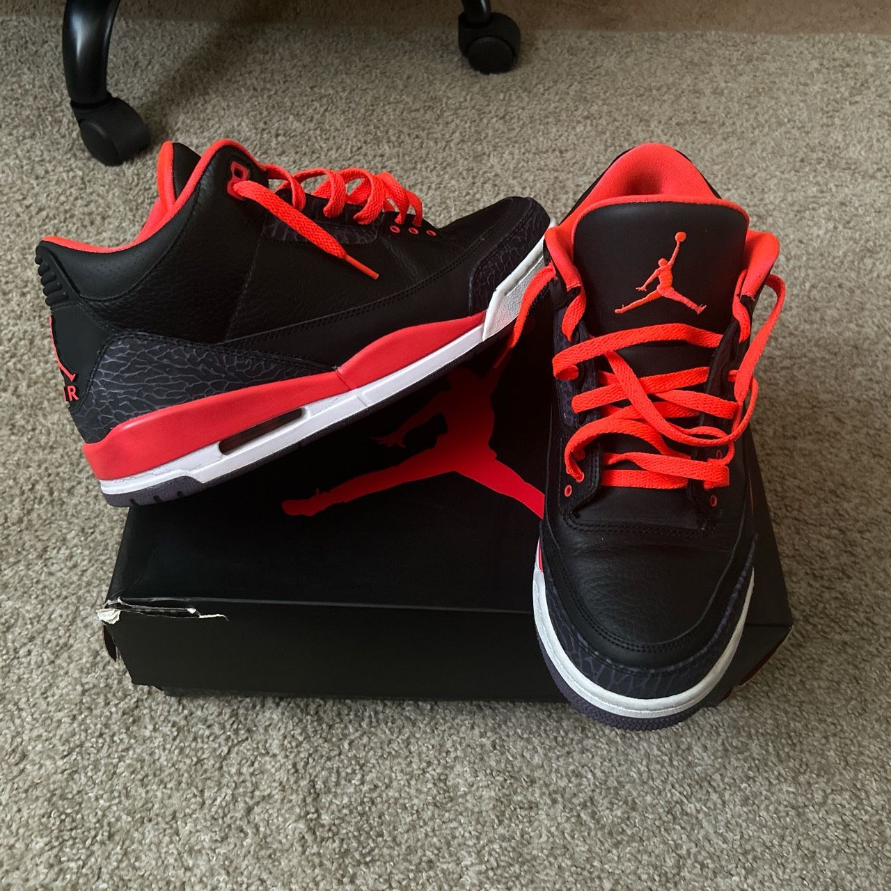 Jordan 3 Crimson Size 11