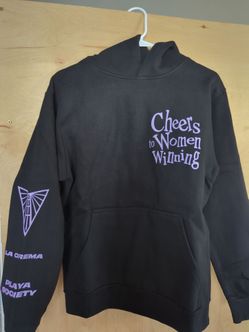 Valkyries La Crema x Playa Society Black Graphic Hoodie & Tshirt