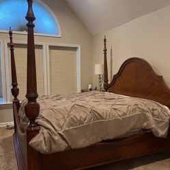 California King Bed Frame & Mattress