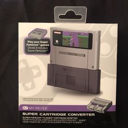Super Nintendo Super Cartridge Converted 