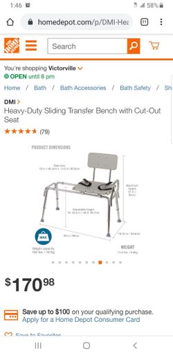 Heavy-duty sliding bench