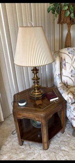 Side table & Lamp