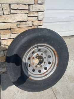 Trailer spare wheel 8lug