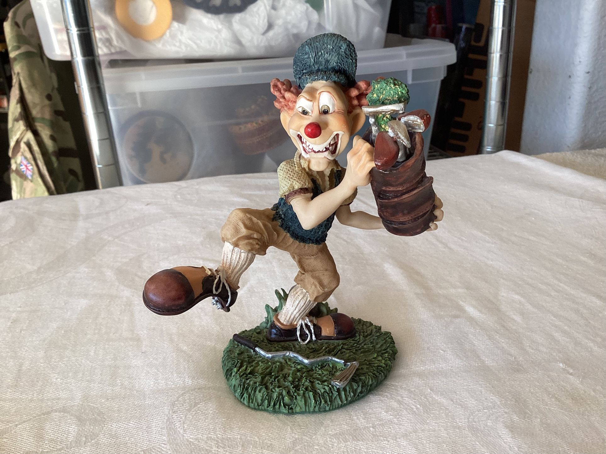 Vintage Slapstix Wacky Golfer Clown 6”