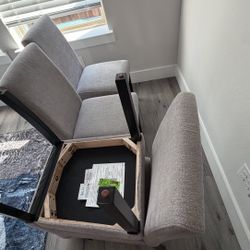 Set of 4 Upholstered Dining Chairs