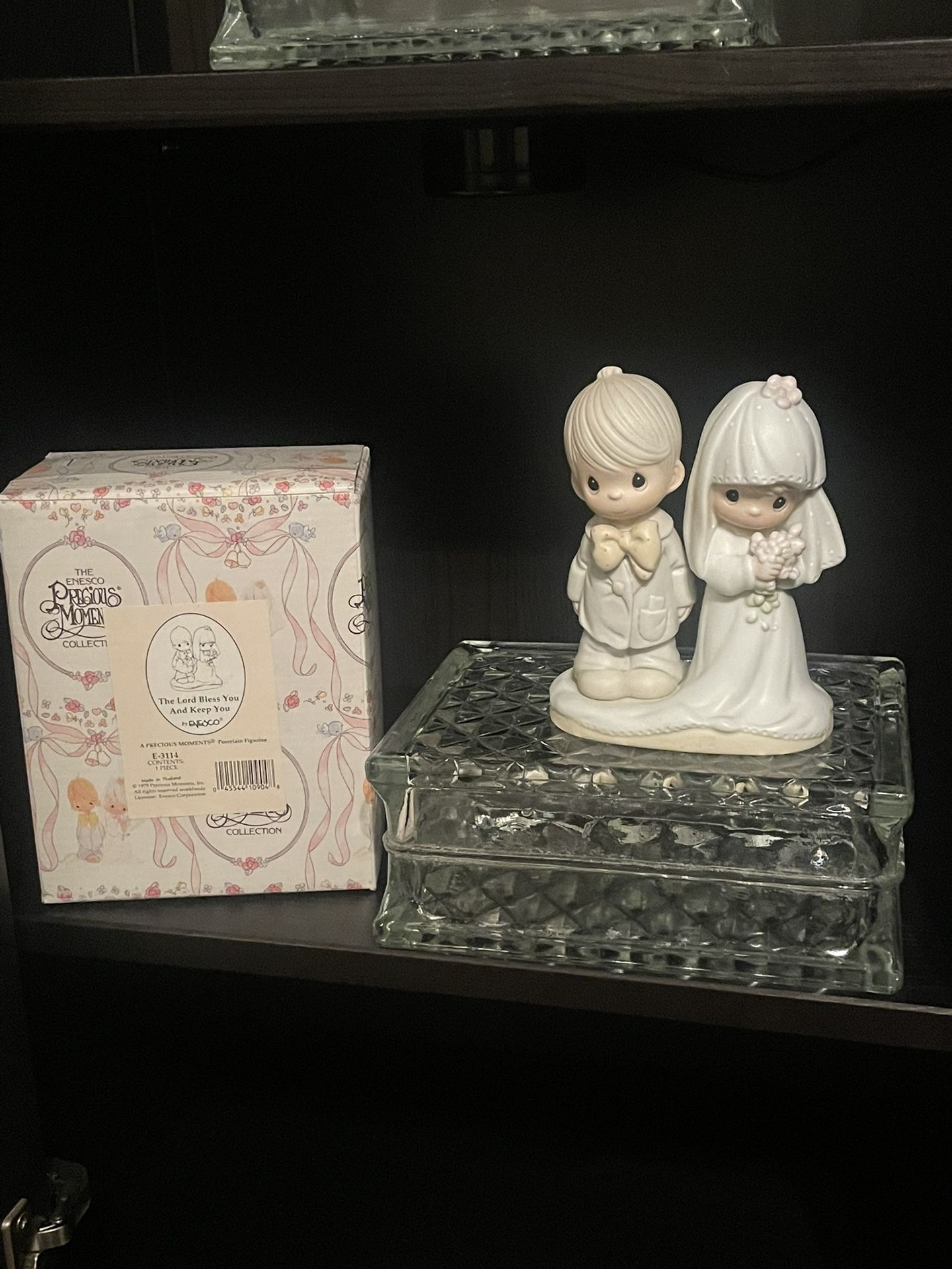 E-3114 Precious Moments The Lord Bless You And Keep You