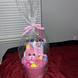cheer carebear easter basket $35