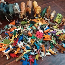 animal figurines.