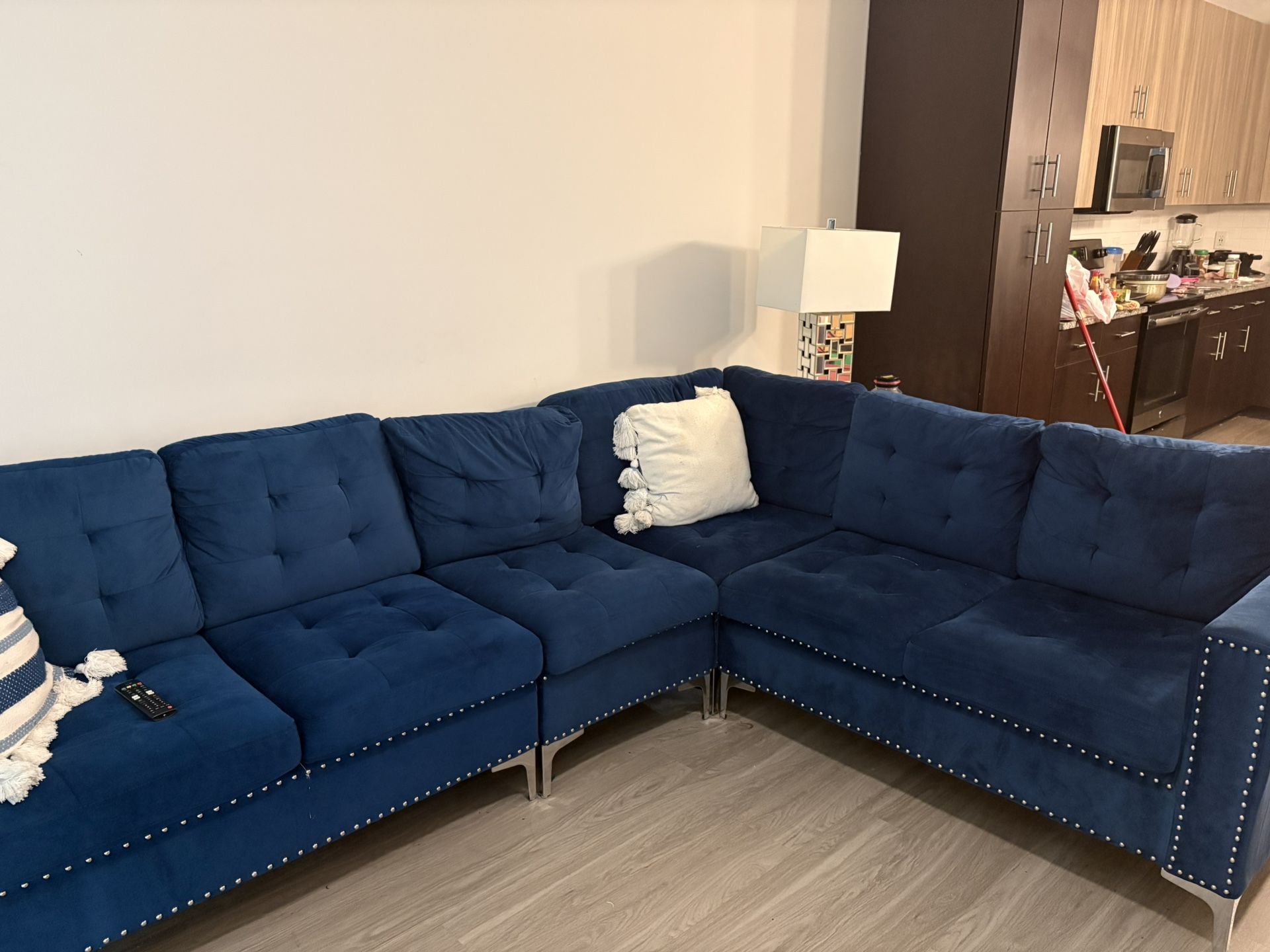 Dark Blue Couch