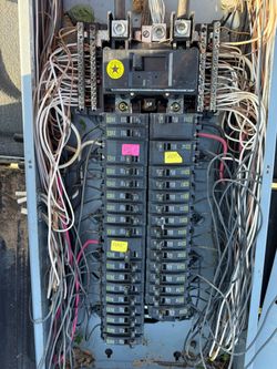 Square D QO 200 Amp 40-Space Electrical Panel / Load Center w/ Breakers