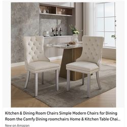4 Dining room chairs